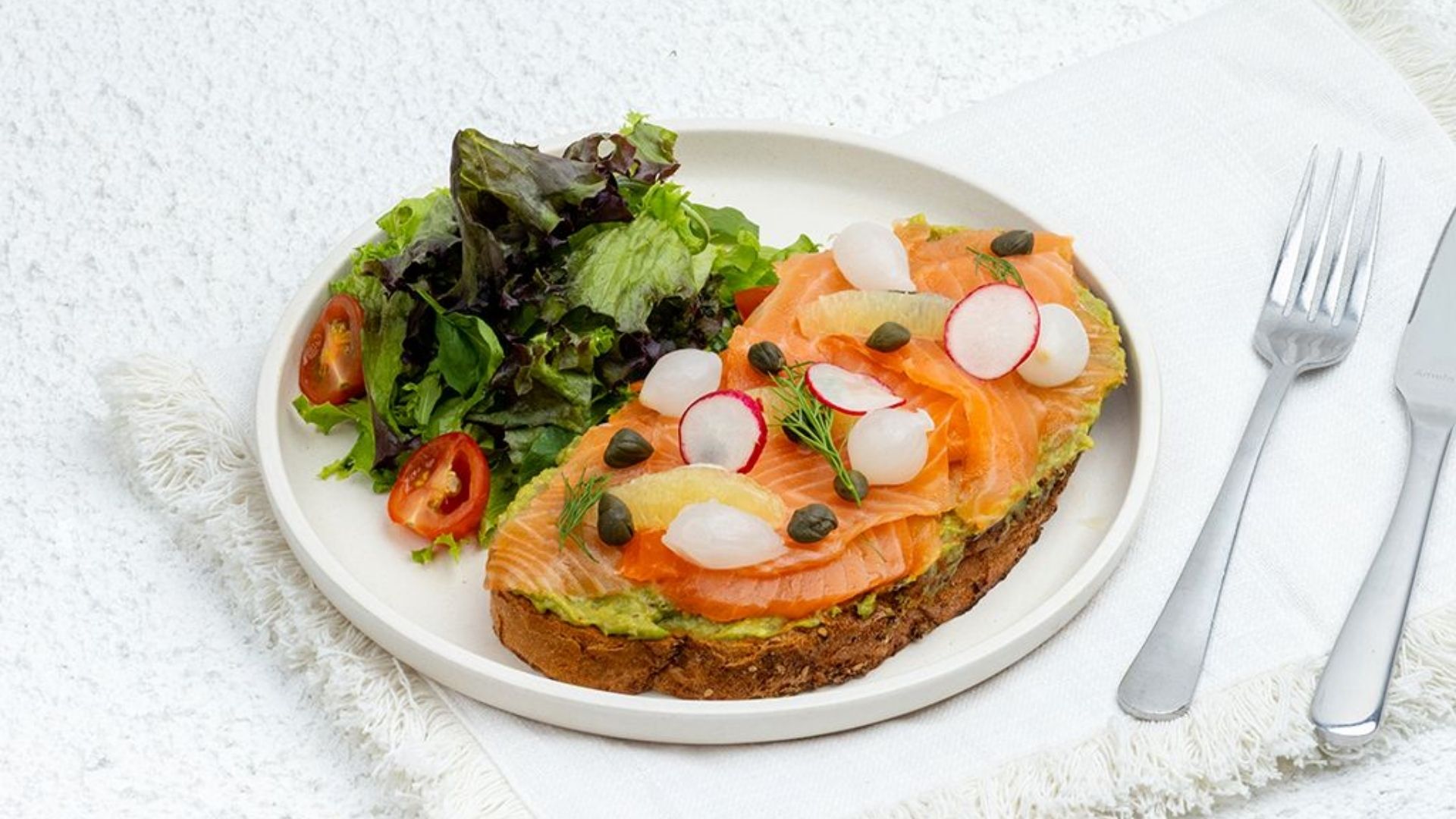 Smoked Salmon Toast