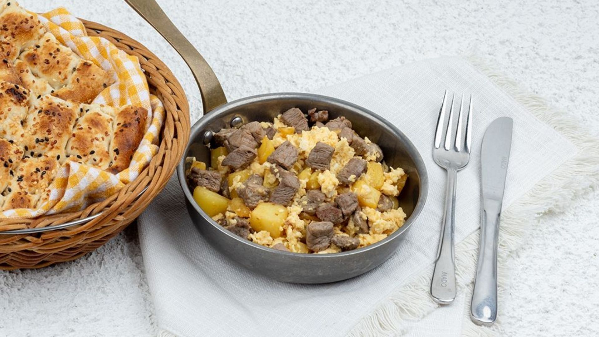 Egg, Potato & Meat