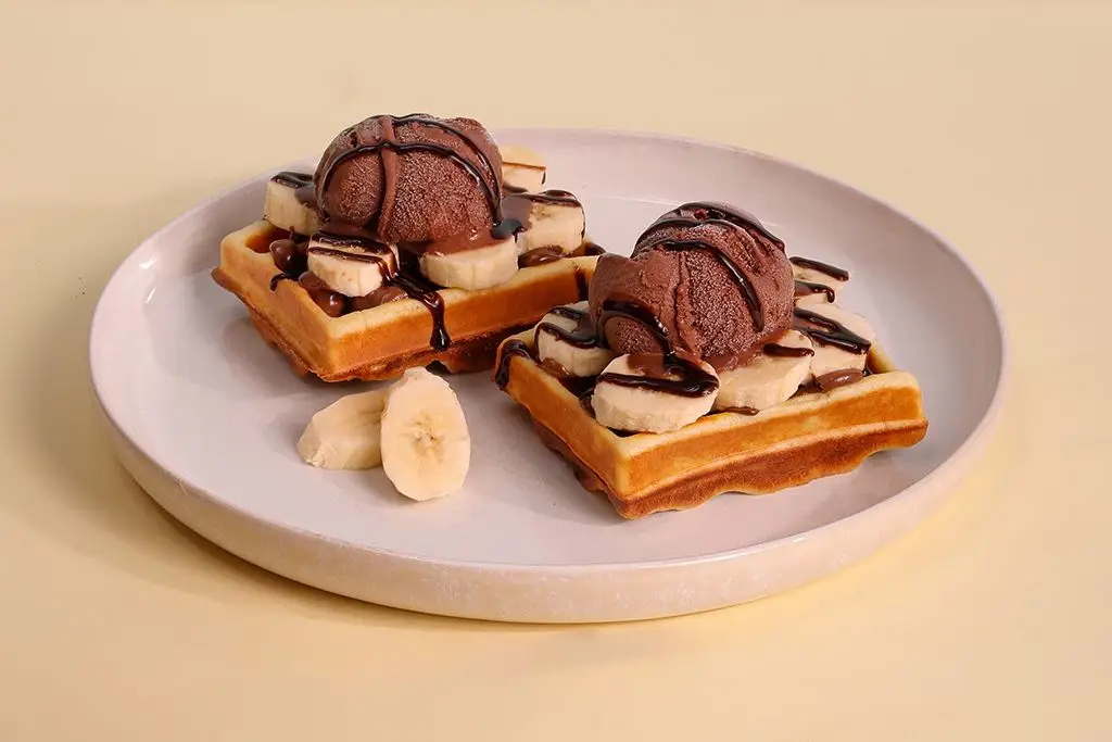 Banana Chocolate Waffle